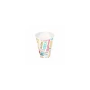 Gobelet boissons froides carton "Parole" 270 ml - par 100