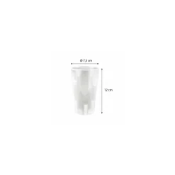 Gobelet réutilisable PP transparent 34 cl - par 10