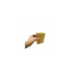 Grand coffret à frites refermable kraft brun 500 ml - par 450