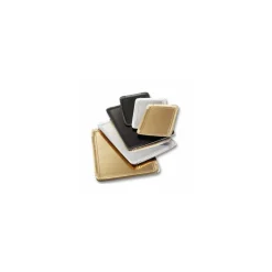 Grand plateau traiteur en carton double face or et argent 28 x 42 cm - par 25