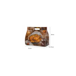 Grand sac pour volaille plastique 35 x 29 + 2 x 10 cm - par 500