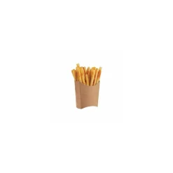 Grand étui à frites kraft brun 500 ml - par 400
