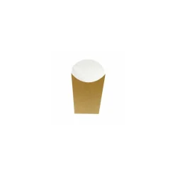 Grand étui à frites kraft brun 500 ml - par 400