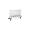 Housse PVC pour chariot env. 180 assiettes 103,5 x 41 x 62 cm