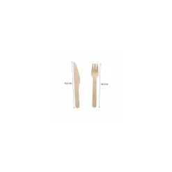 Kit couverts bouleau 3 en 1 - par 250