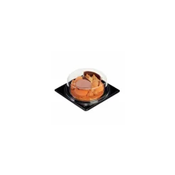 Kit part dessert base noire avec couvercle Cristal ø 116 mm - par 30