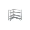 Kit pour rayonnage Cambro 4 tablettes ajourées 160 x 50 cm