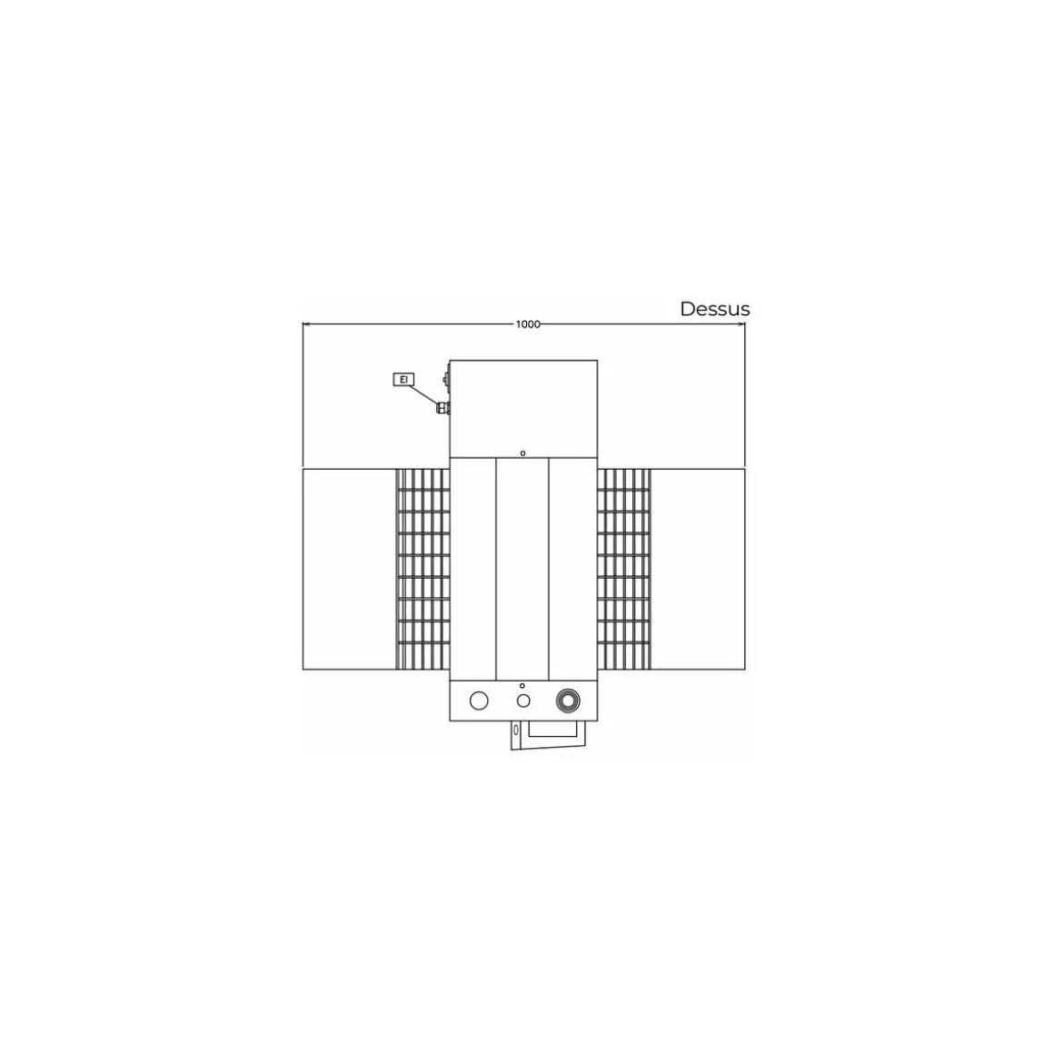 Laminoir électrique à poser 50 cm monophasé