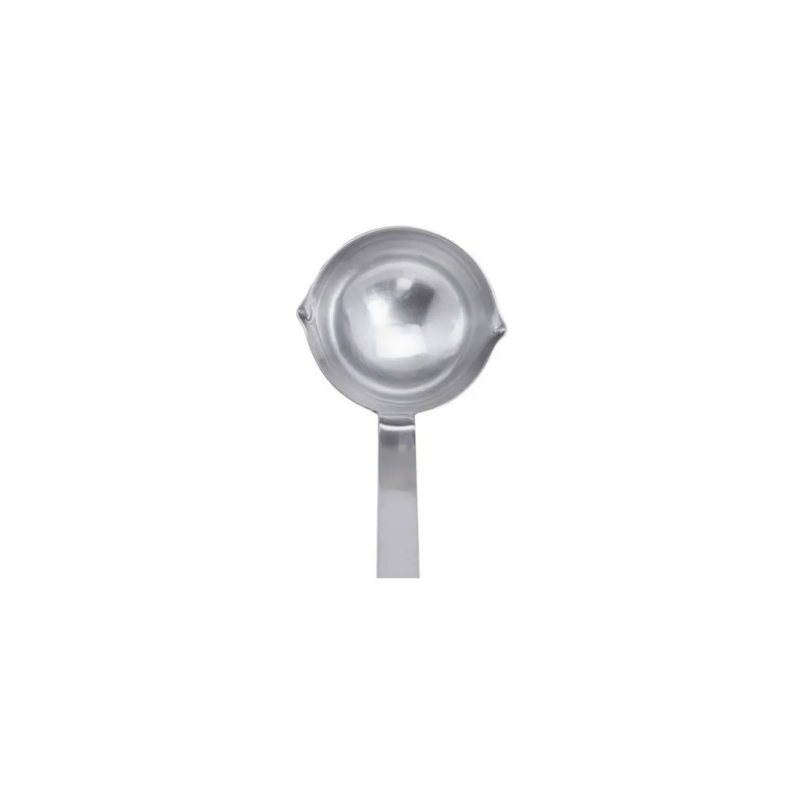 Louche à sauce inox 2 becs verseurs 31 cm 8 cl