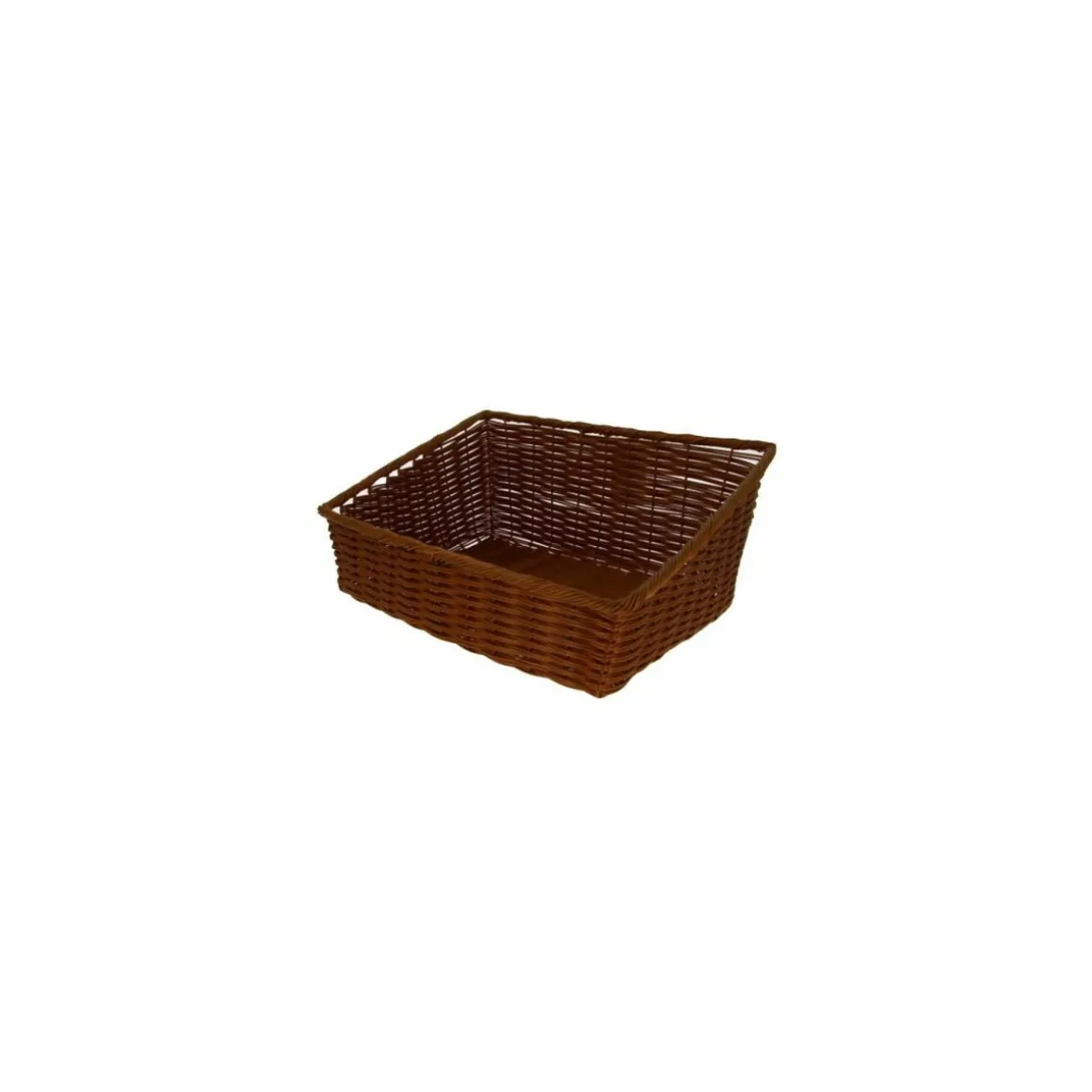 Manne bacplast en PP chocolat 50 x 40 x 12/24 cm