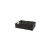 Manne carita noire PP 40 x 30 x 10 cm