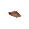 Manne corner chocolat 60 x 60 x 10 cm