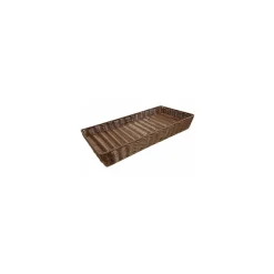 Manne oblong chocolat 50 x 25 x 7,5 cm