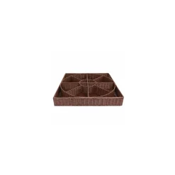 Manne rueda 16 cases chocolat 80 x 80 x 12 cm