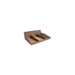 Manne tricase chocolat 60 x 43 x 20 cm