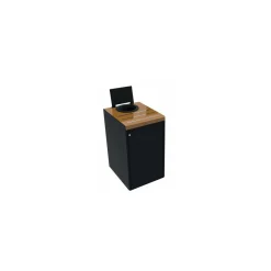 Meuble de tri Alitri gris et marron 90 L