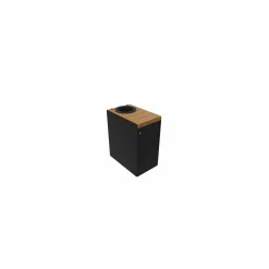 Meuble de tri alitri gris/marron 65 L