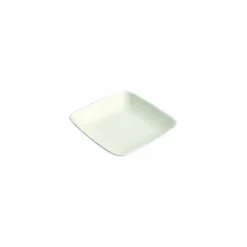 Mini assiette carrée bagasse 6,6 x 6,6 cm - par 50