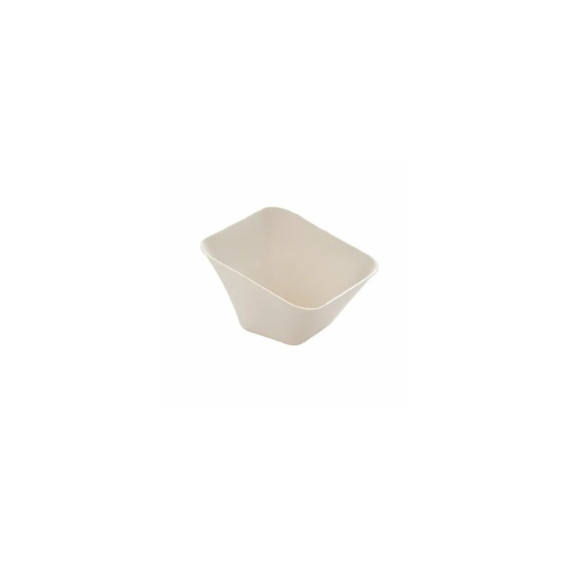 Mini-bol carré bagasse 50 ml - par 50