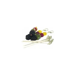 Mini brochette bambou ruban 10,5 cm - par 200