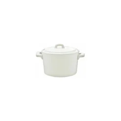 Mini cocotte porcelaine blanc ø 10 cm - par 12