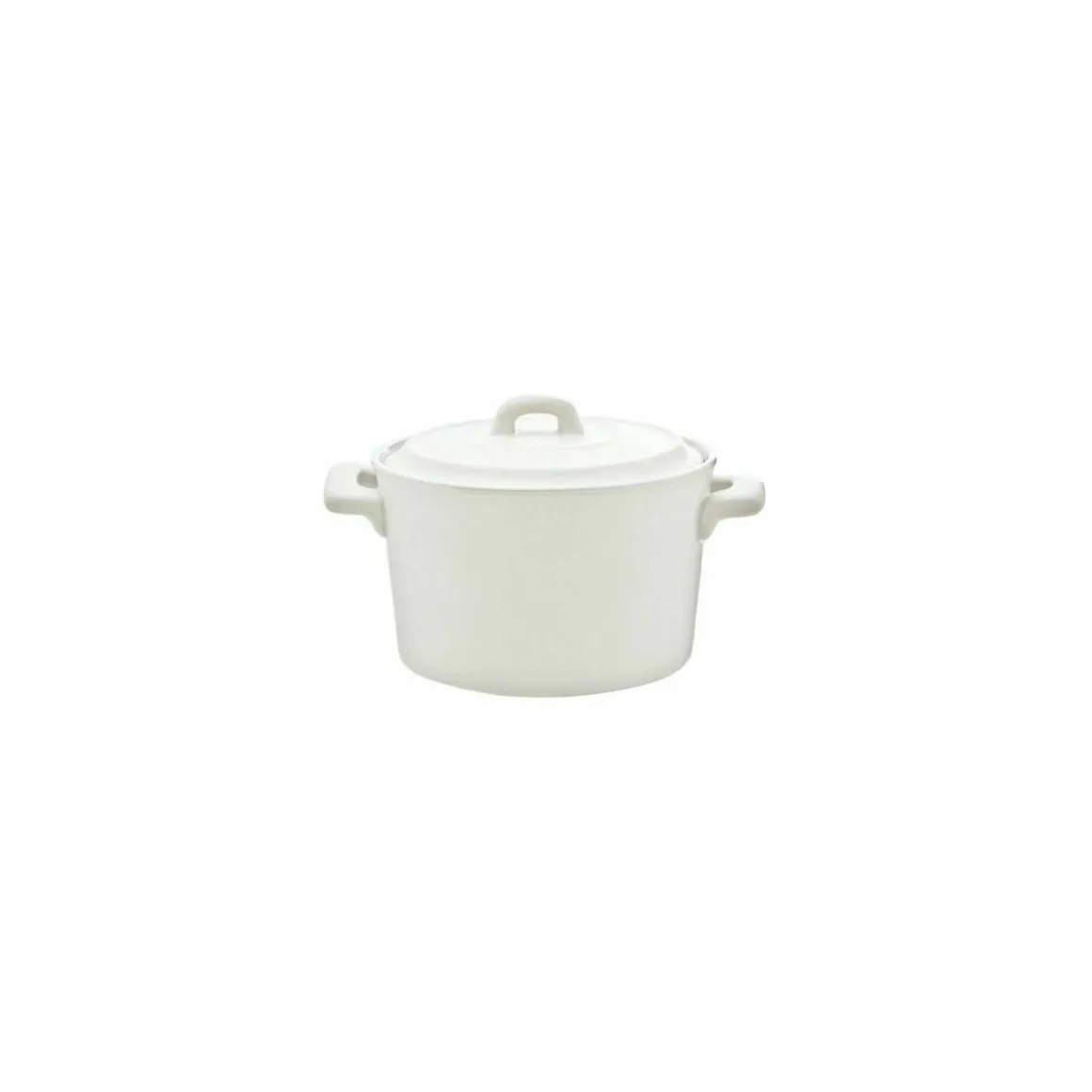 Mini cocotte porcelaine blanc ø 10 cm - par 12