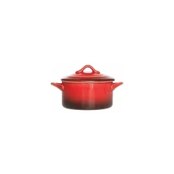 Mini cocotte porcelaine rouge ø 10 cm - par 6