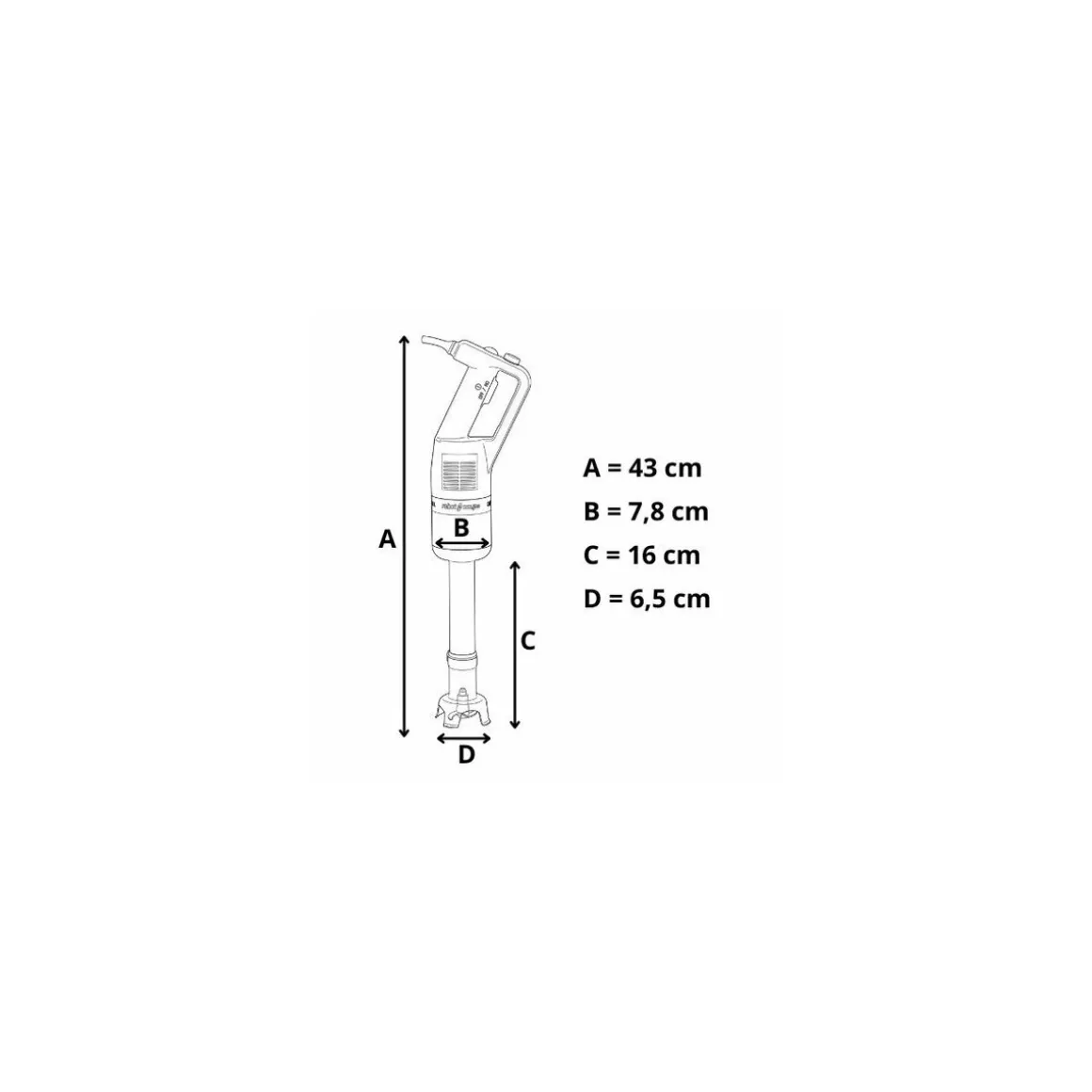 Mixer plongeant Mini MP 160 Vitesse Variable 230V monophasé