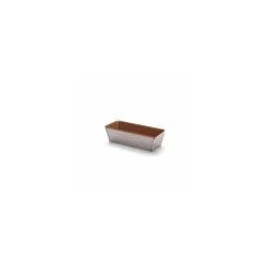 Moule à cake perforé fond amovible inox 26 x 10,3 x 7,2 cm