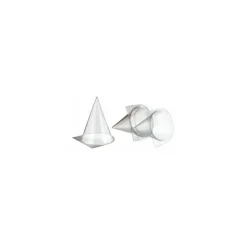 Moule cornet à jambon PET cristal 67 x 67 x 80 - par 250