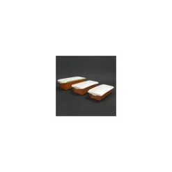 Moule de cuisson rectangulaire bord renforcés 20 x 8,2 x 7 cm - par 40