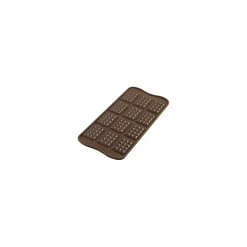 Moule mini tablette chocolat 12 emplacements Silikomart 2,5 x 3 cm