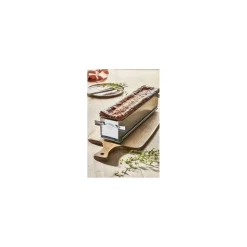 Moule perforé pliant Geoforme inox 35 x 7 x 7,5 cm