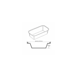 Moule rectangulaire aluminium MO 1100 110 cl - par 100