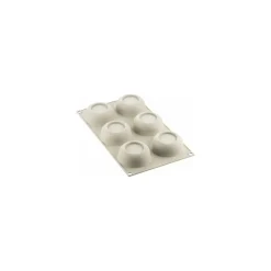 Moule Silikomart 3D mini dot 6 empreintes ø 7 cm H. 3 cm