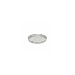 Moule à tarte inox perforé et feuille de cuisson Ø 24 cm