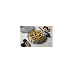 Moule à tarte inox perforé et feuille cuisson 28 cm