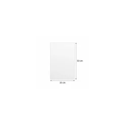 Mousseline blanche 30 g/m² format 33 x 50 cm - par 10 kg