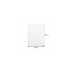 Mousseline blanche 30 g/m² format 25 x 33 cm - par 10 kg