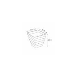 Moyenne verrine pyramide plastique transparente 120 ml - par 50
