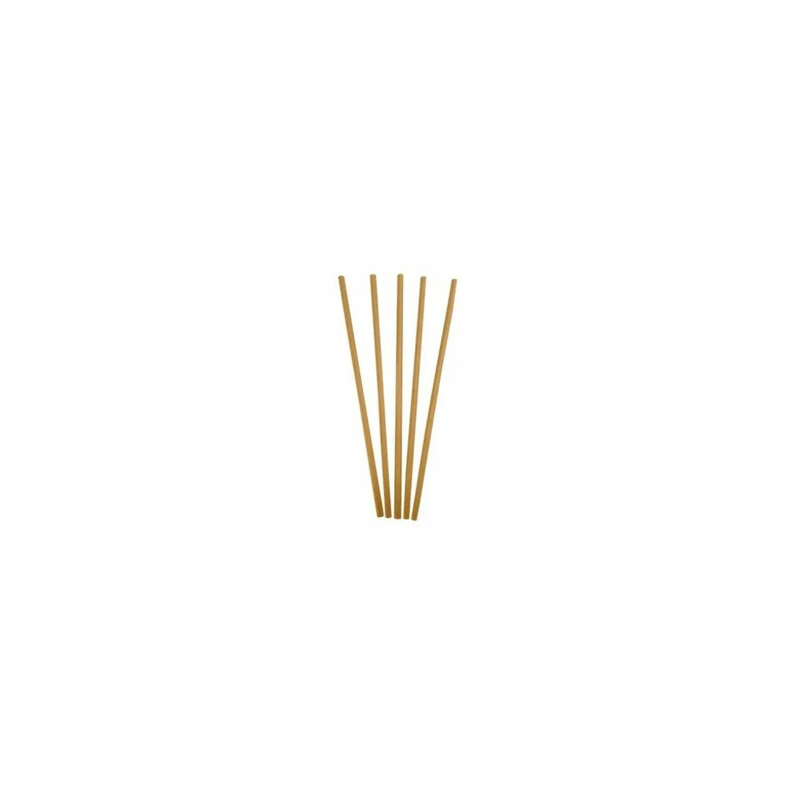 Paille papier kraft Ø 0,6 x 20 cm - par 250