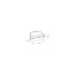 Panier chaud kraft brun ingraissable 1000 ml avec couvercle - par 150