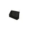 Panière présentation PP noire à suspendre 40 x 14 x 10 + 30 cm