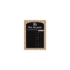 Panneau affichage prix du pain rotin PVC 15 x 20 cm