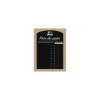 Panneau affichage prix du pain rotin PVC 30 x 40 cm