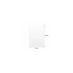 Papier duplex vichy rose 60 g/m² feuilles 50 x 33 cm - par 10 kg