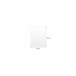 Papier duplex vichy rose 60 g/m² feuilles 33 x 25 cm - par 10 kg