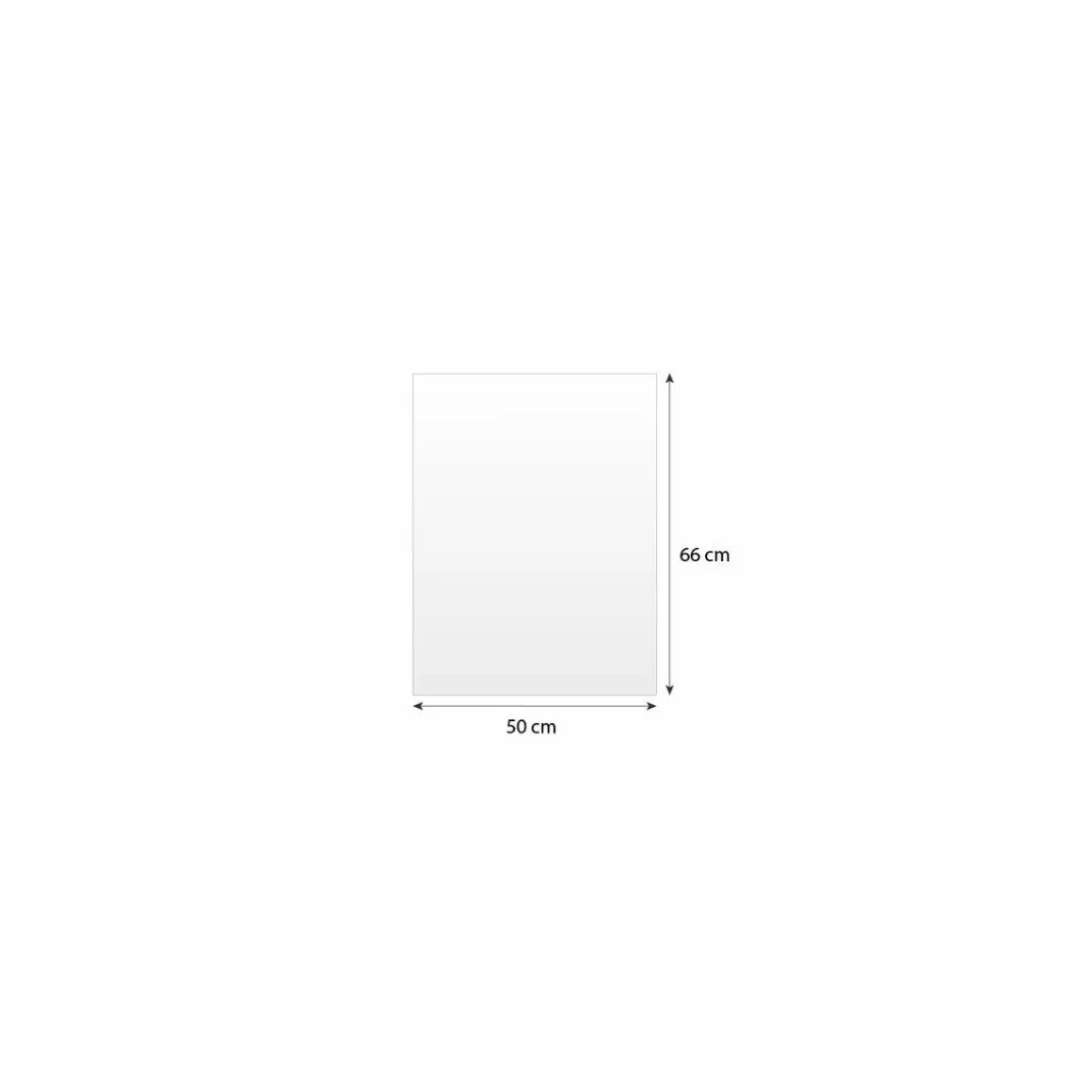 Papier paraffiné 2 faces blanc 40 g/m² feuilles 66 x 50 cm - par 10 kg