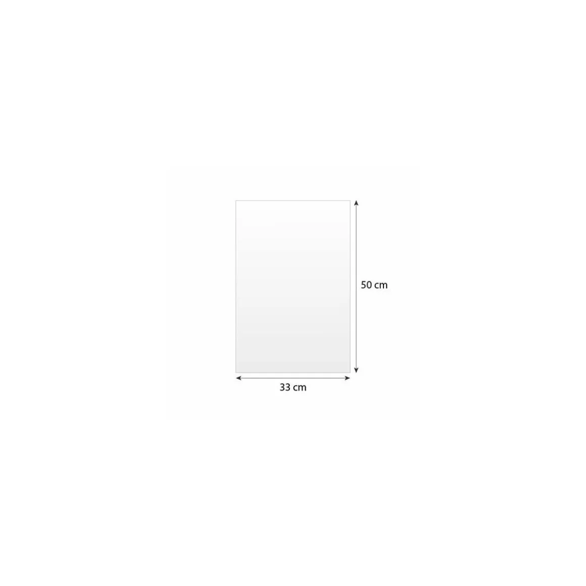 Papier paraffiné 2 faces blanc 40 g/m² feuilles 50 x 33 cm - par 10 kg