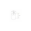 Papier thermique caisse 57 x 46 x 12 mm - par 5